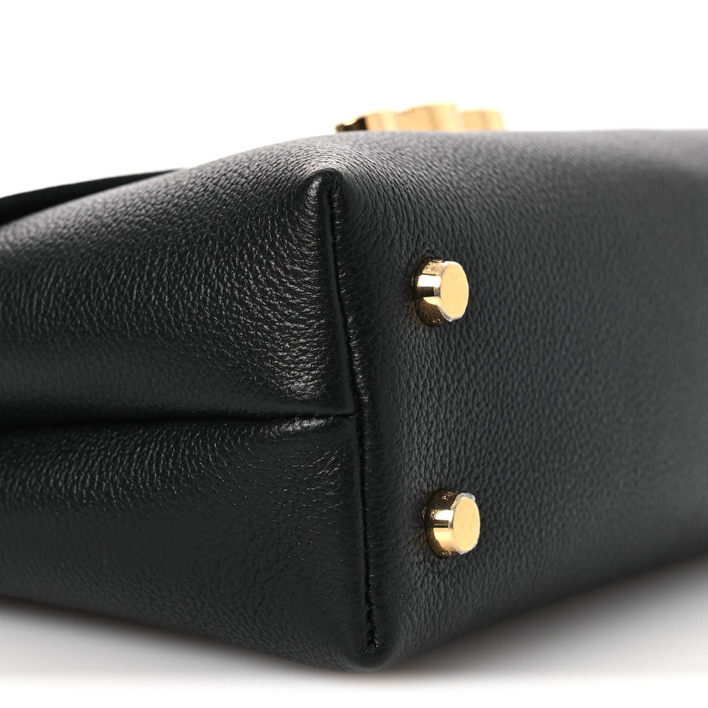 Supple Grained Calfskin Teen Nino Black