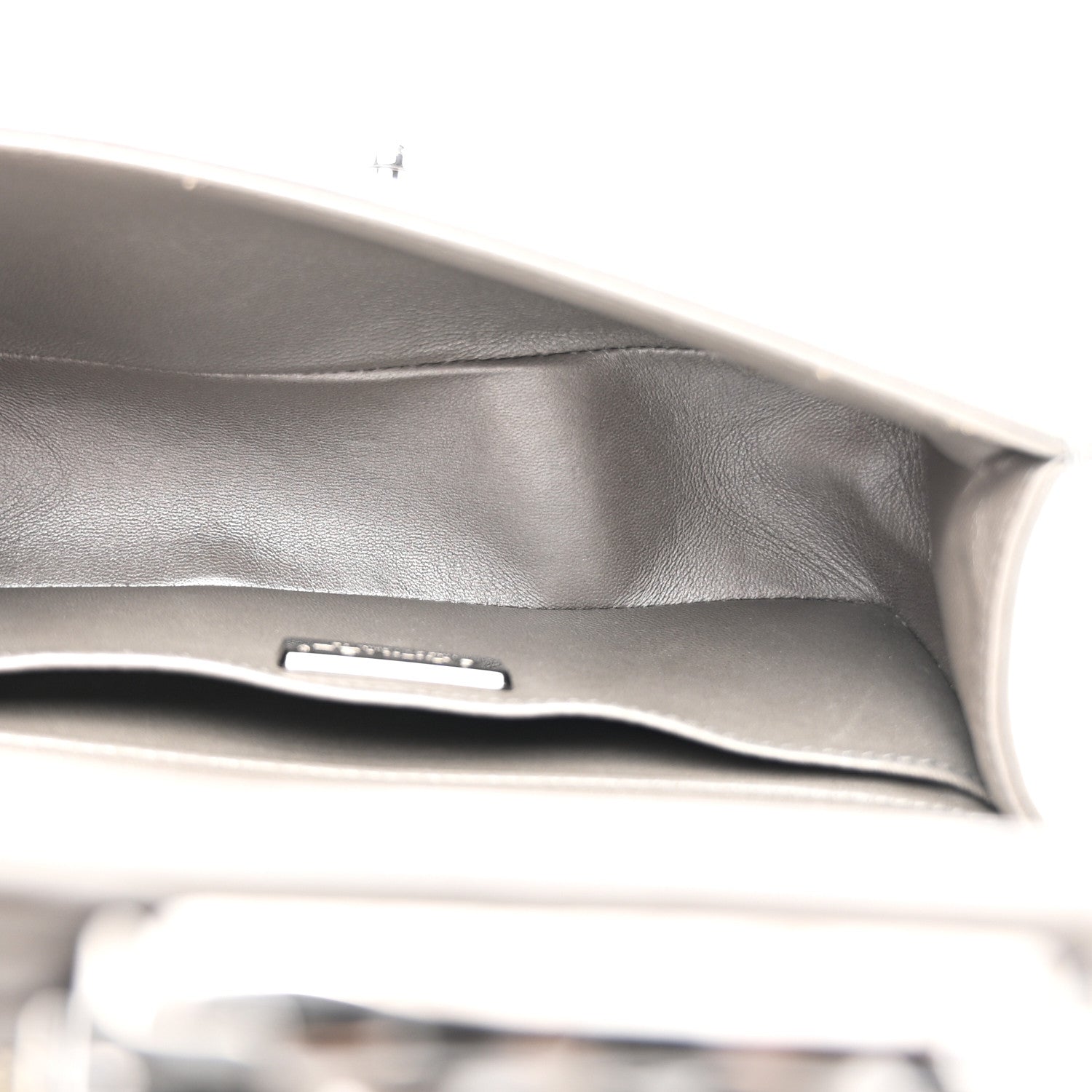 Galuchat Stingray Small Boy Flap Silver
