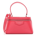 Box Calfskin Antigona Vanity Bag With Chain Neon Pink