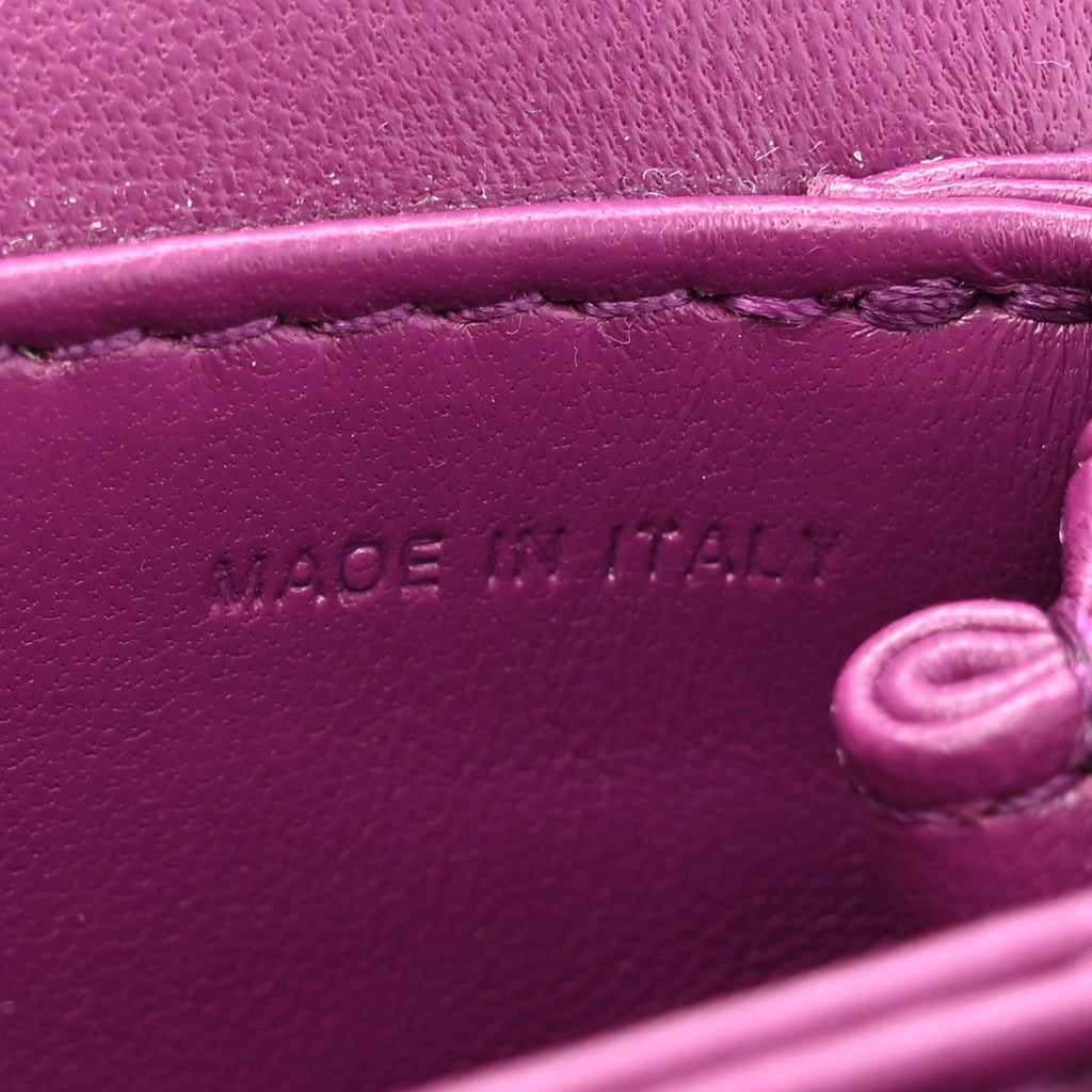 Nappa Micro One Stud Chain Bag Prune