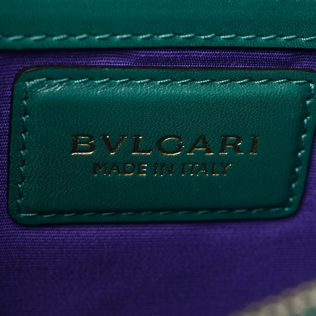 Calfskin Serpenti Forever Shoulder Bag Emerald Green