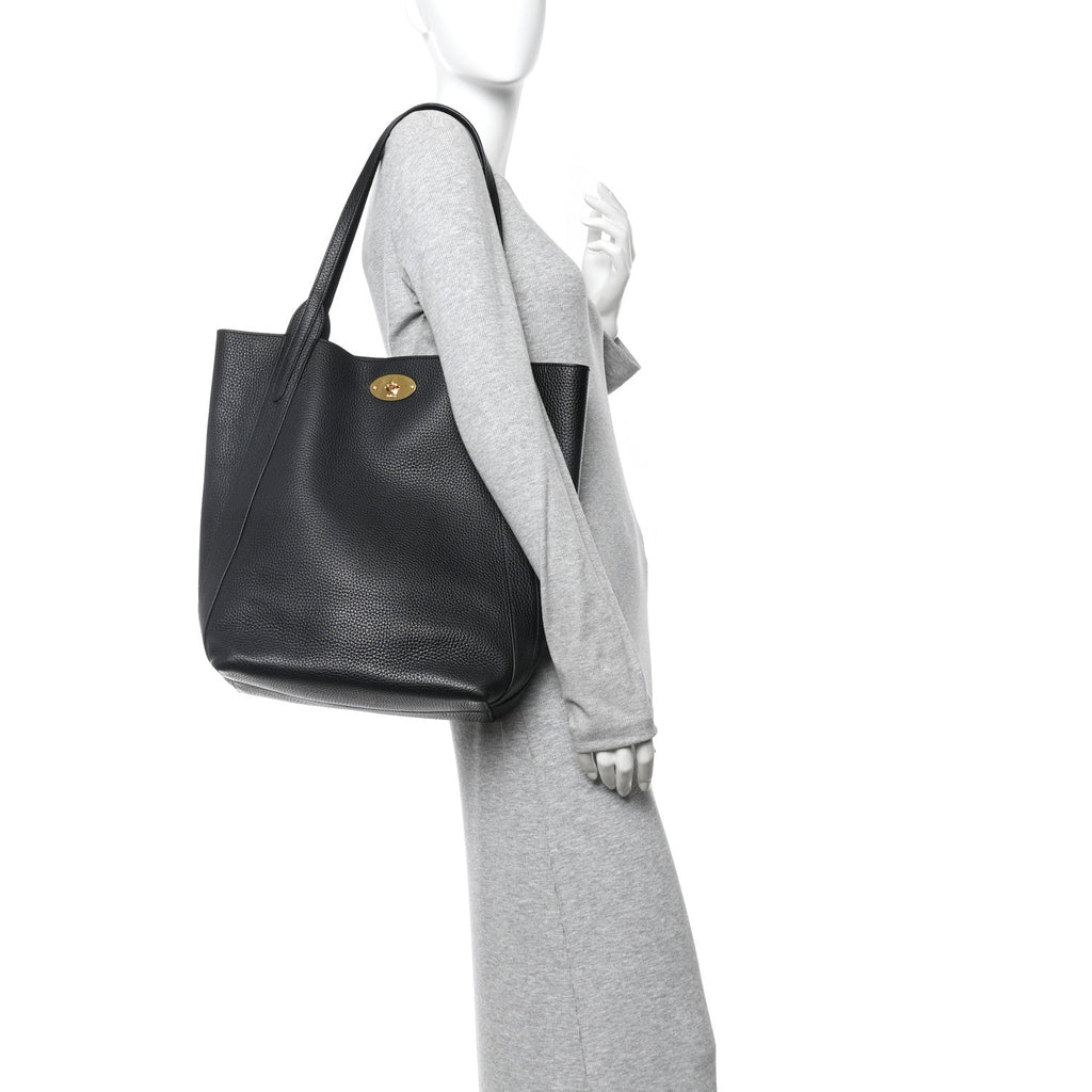 Heavy Grain Bayswater North South Tote Black