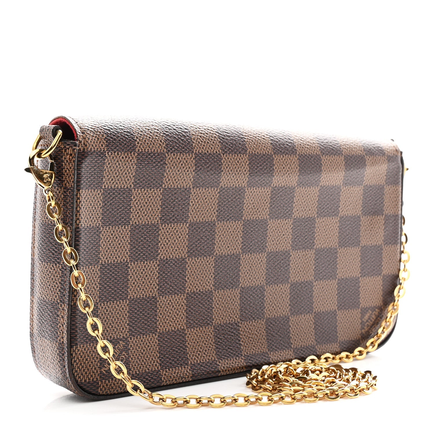 Damier Ebene Pochette Felicie Chain Wallet