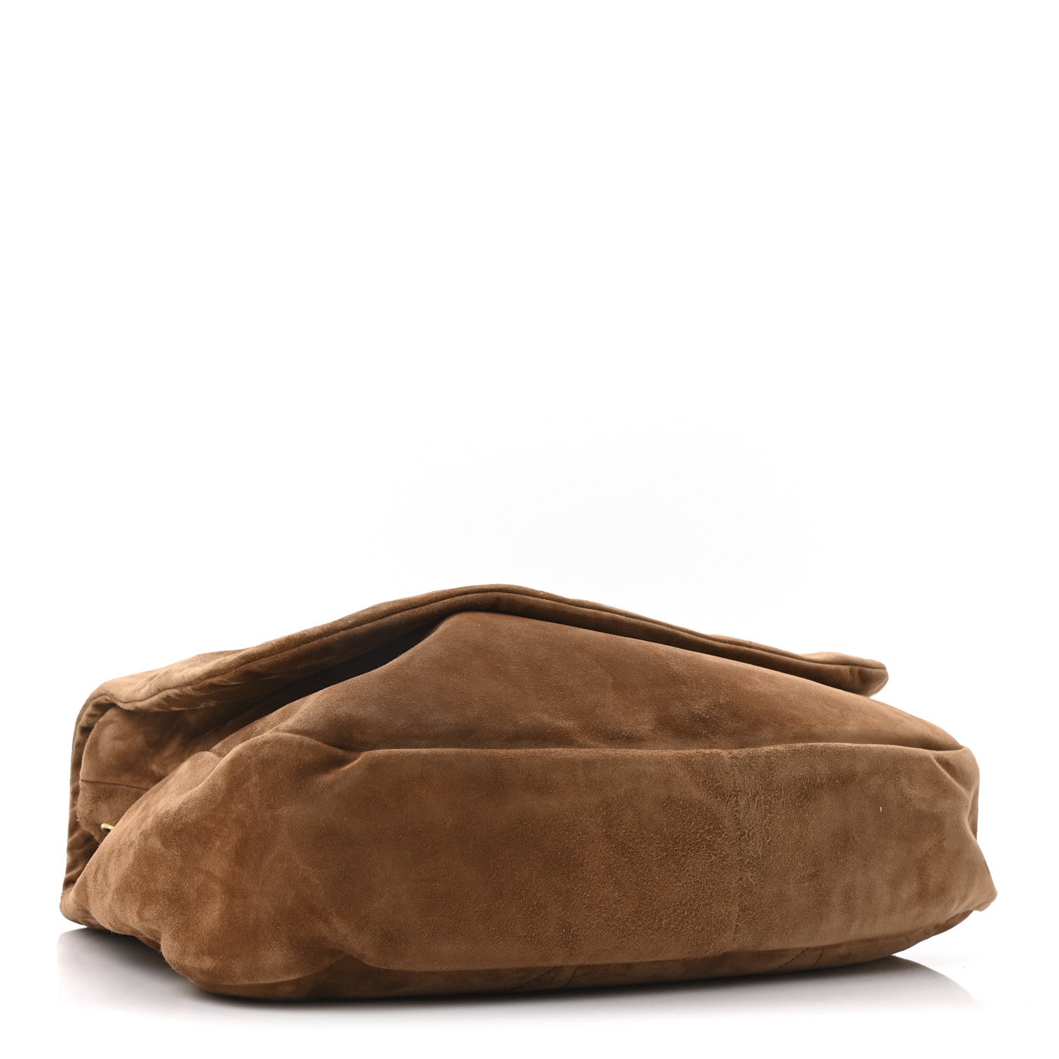 Suede Matelasse Monogram Large Jamie 4.3 Snuff
