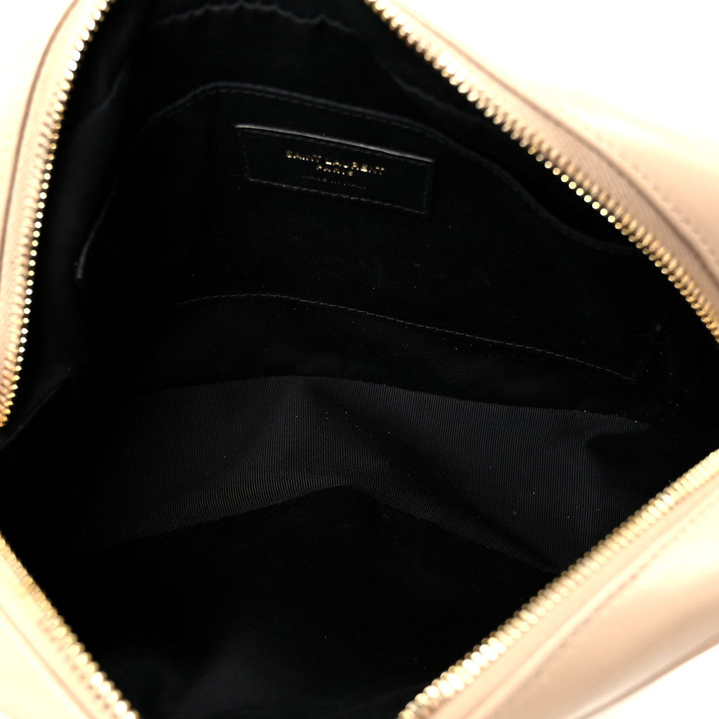 Calfskin Matelasse Monogram Lou Camera Bag Nude Powder