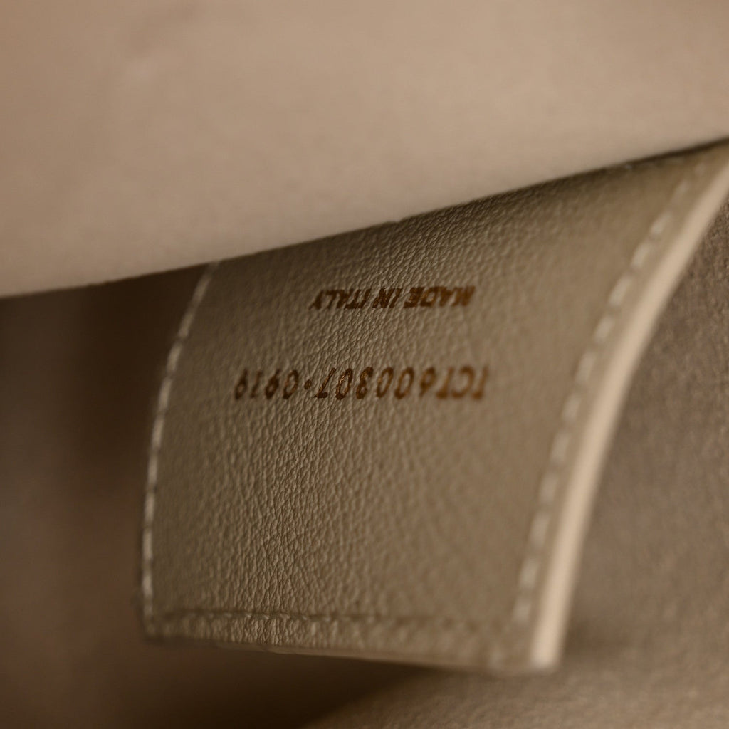 Calfskin Toy Shopping Tote Crema Soft