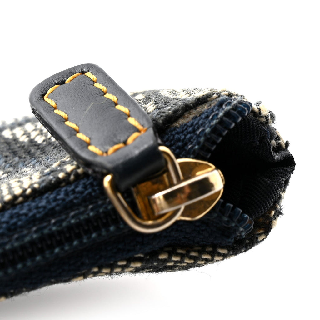 Monogram Saddle Coin Purse Navy