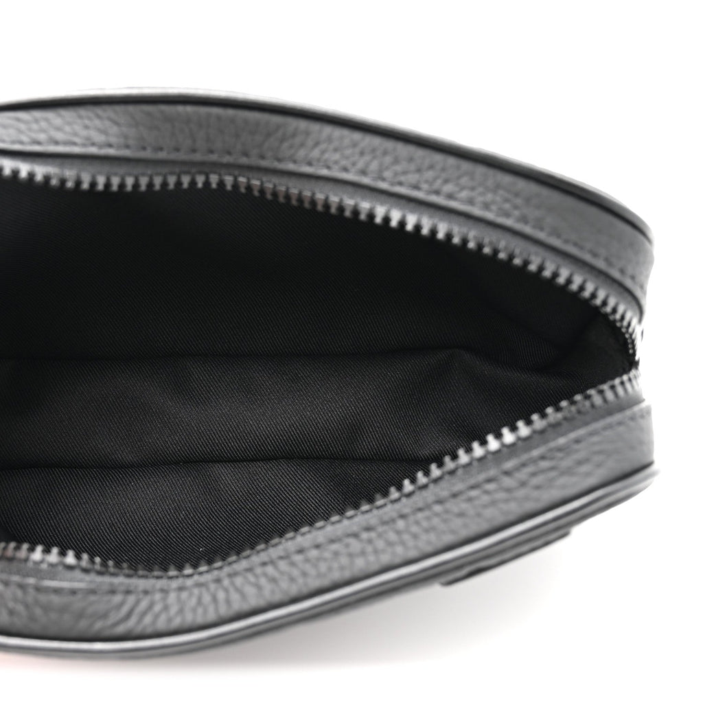 Taurillon Monogram Uniformes Solar Ray Soft Pochette Volga Belt Bag Black