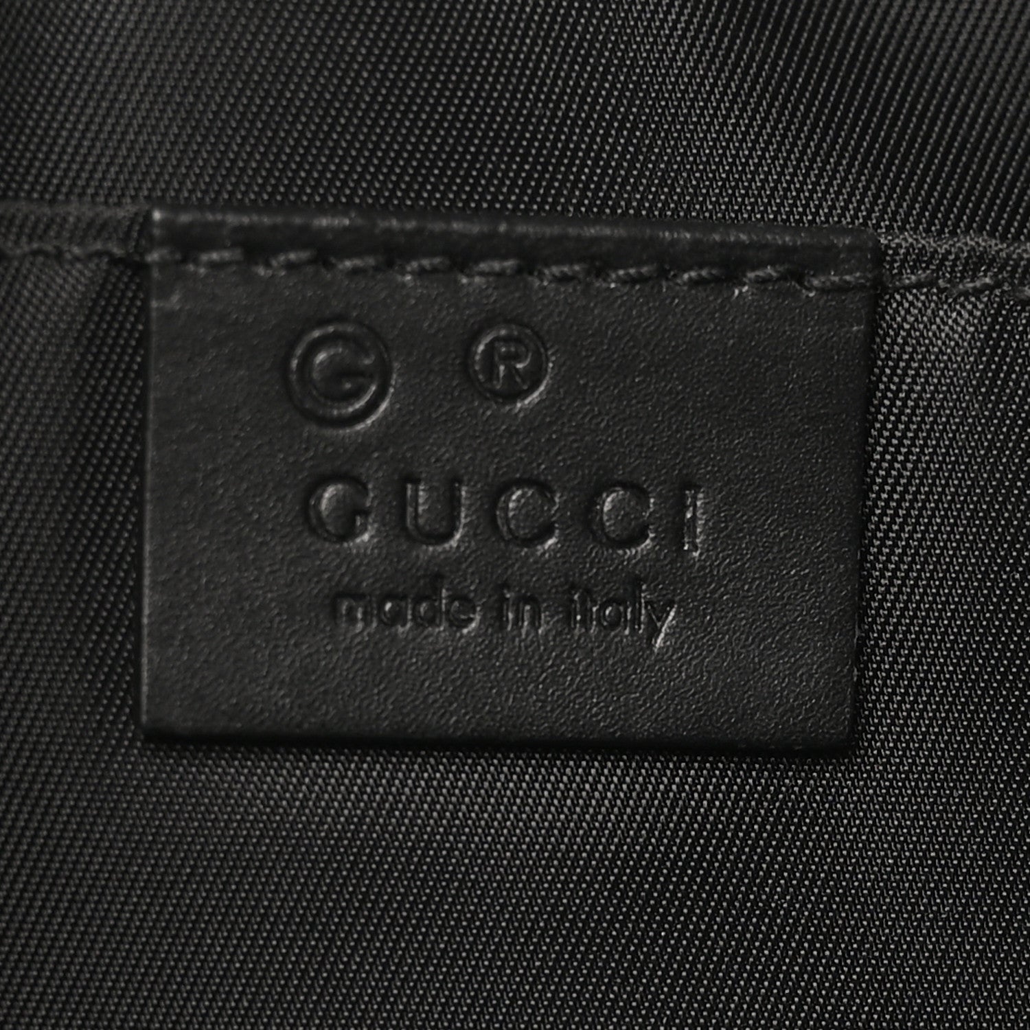 Canvas Web Slim Belt Bag Black