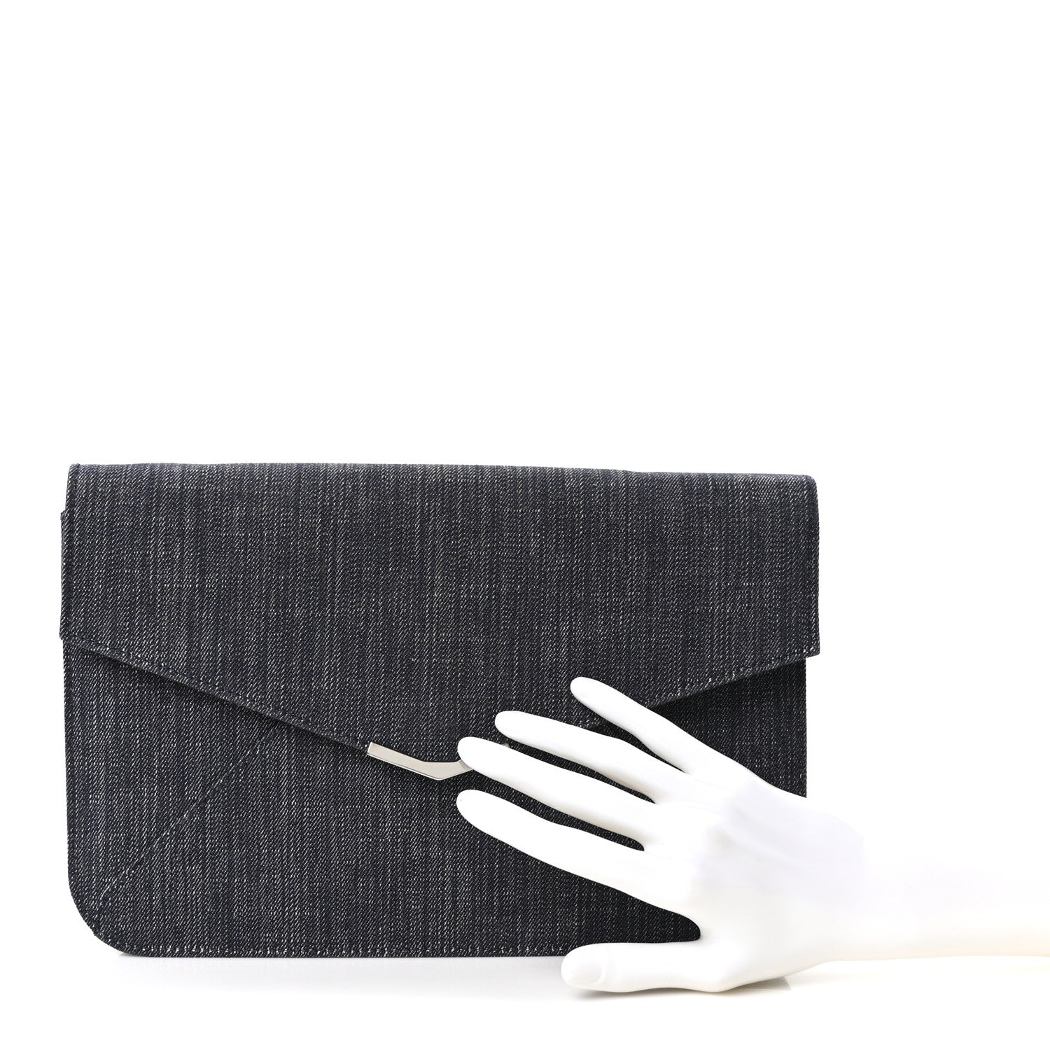 Denim 2Jours Clutch Blue Black