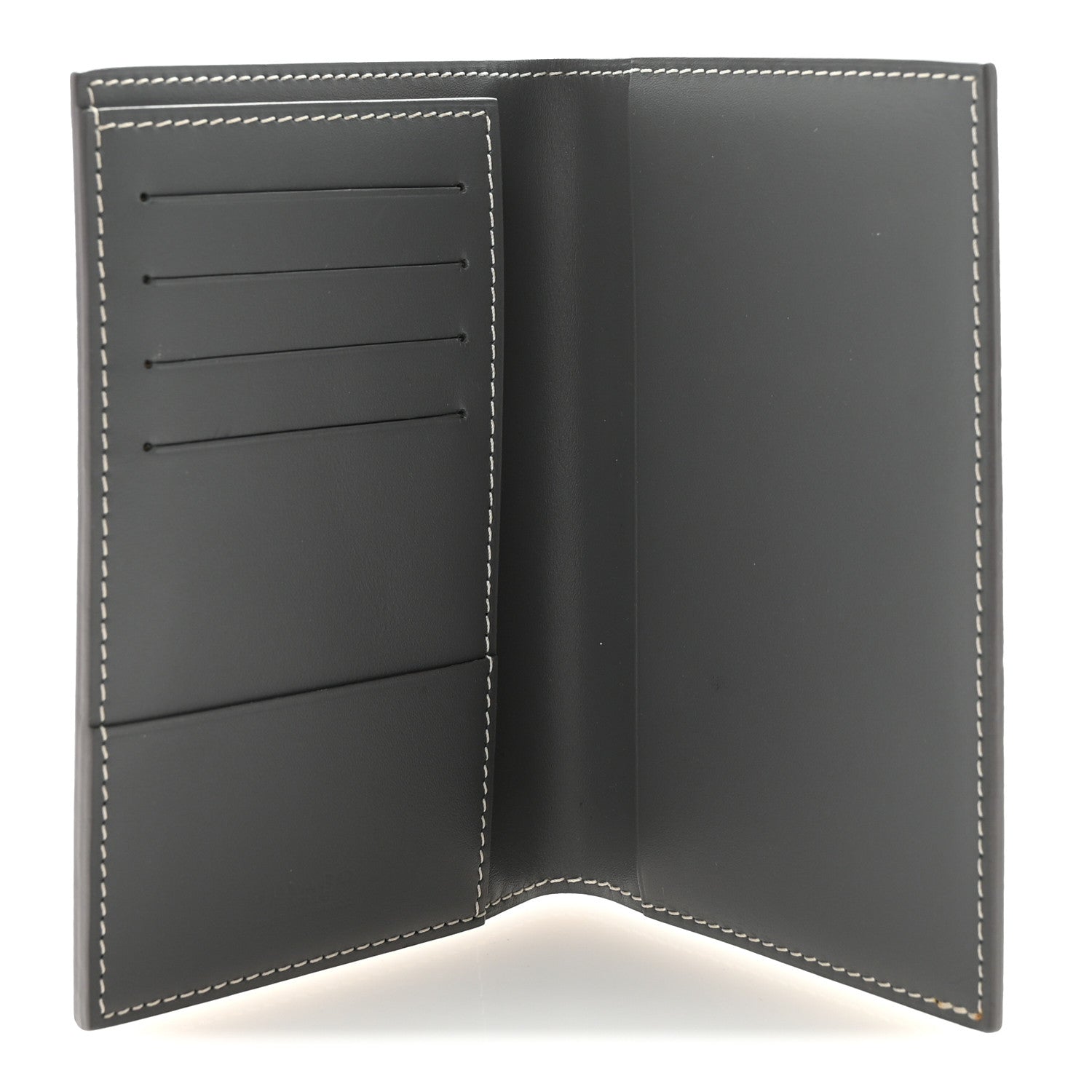 Goyardine Passport Wallet Grey