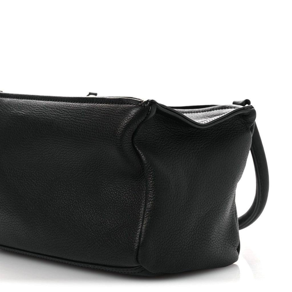 Sugar Goatskin Small Pandora Black