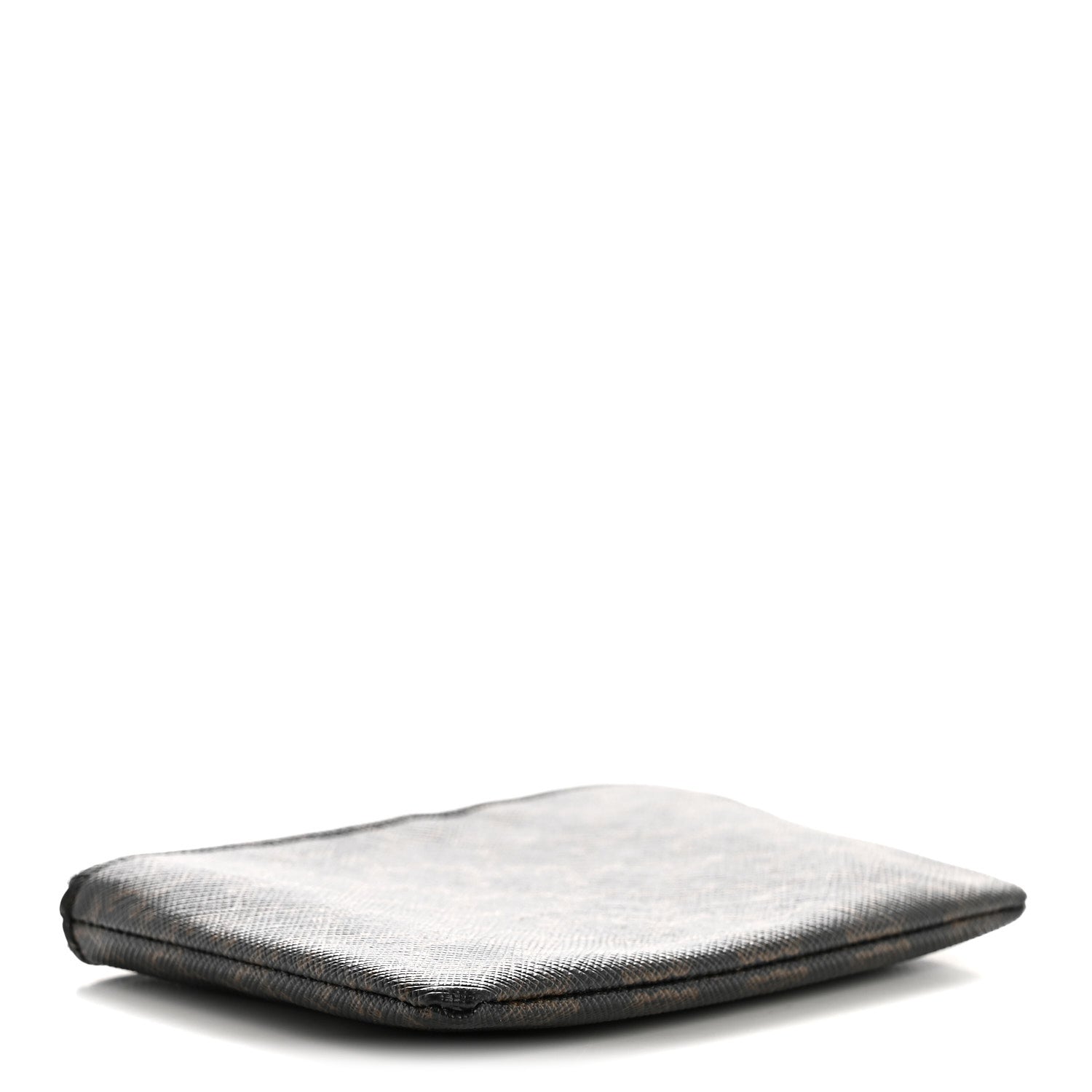 Triomphe Canvas Coin and  Pouch With Hook Black