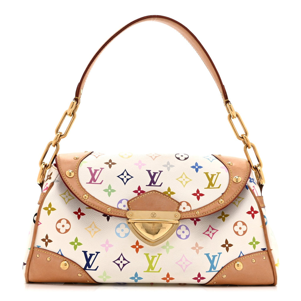 Monogram Multicolor Beverly MM White