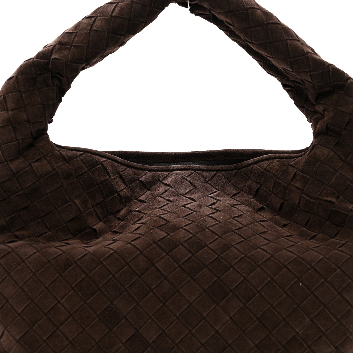 Suede Intrecciato Small Hop Fondant