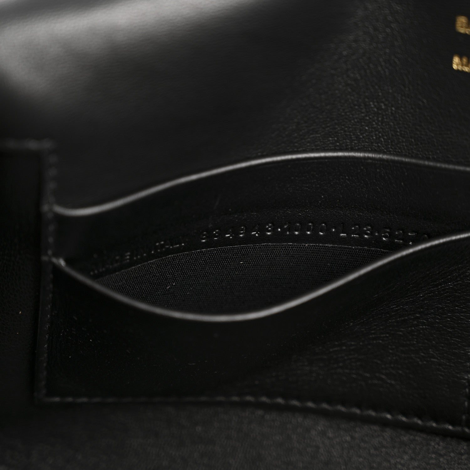 Smooth Calfskin Small Bel Air Clutch On Strap Black