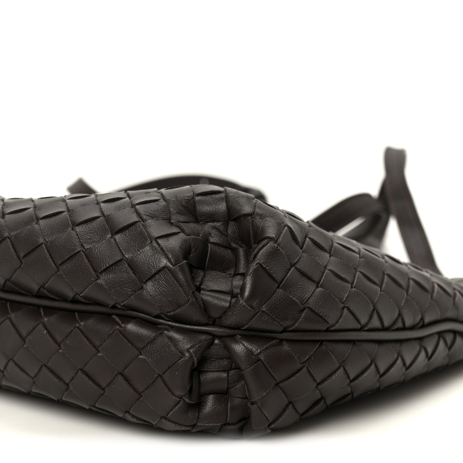 Nappa Intrecciato Crossbody Ebano