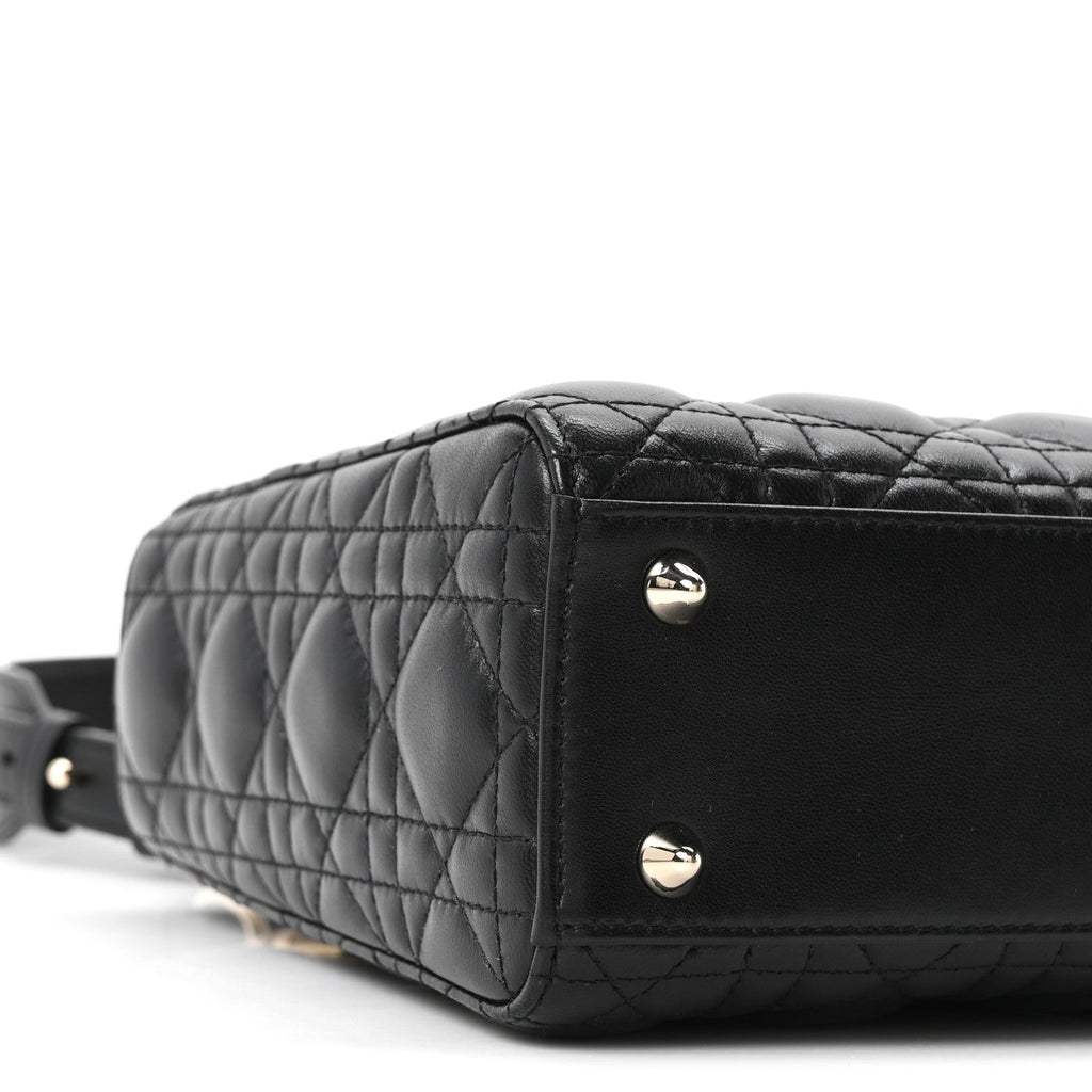 Lambskin Cannage Small My ABCDior Lady Dior Black