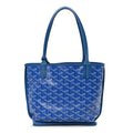Goyardine Reversible Mini Anjou Sky Blue