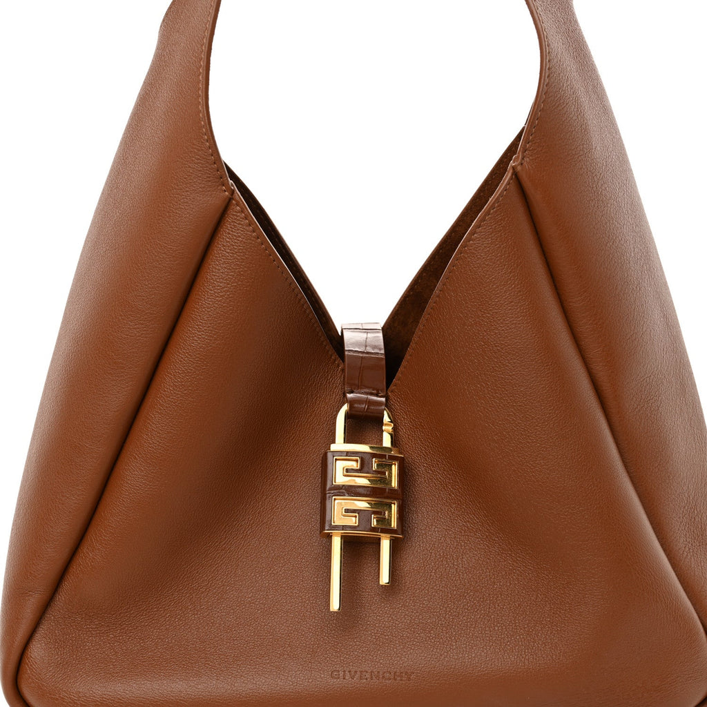 Calfskin Medium G-Lock Hobo Tan