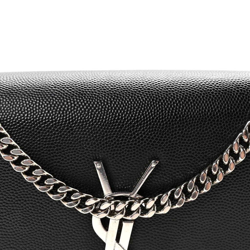 Grain De Poudre Small Classic Monogram Kate Tassel Satchel Black