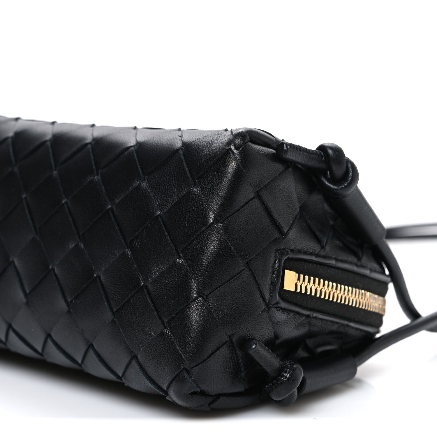 Nappa Intrecciato Concert Pouch Black