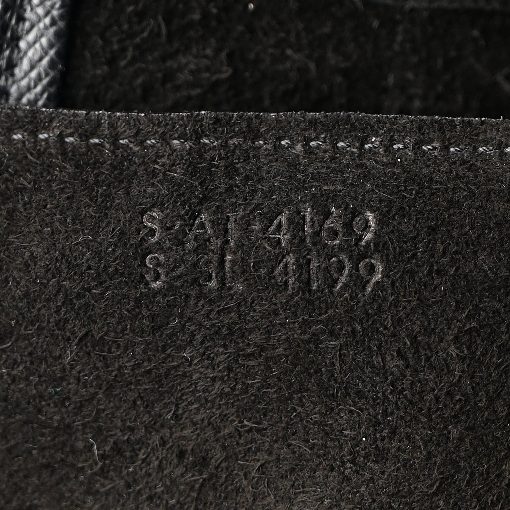 Baby Grained Calfskin Mini Belt Bag Black