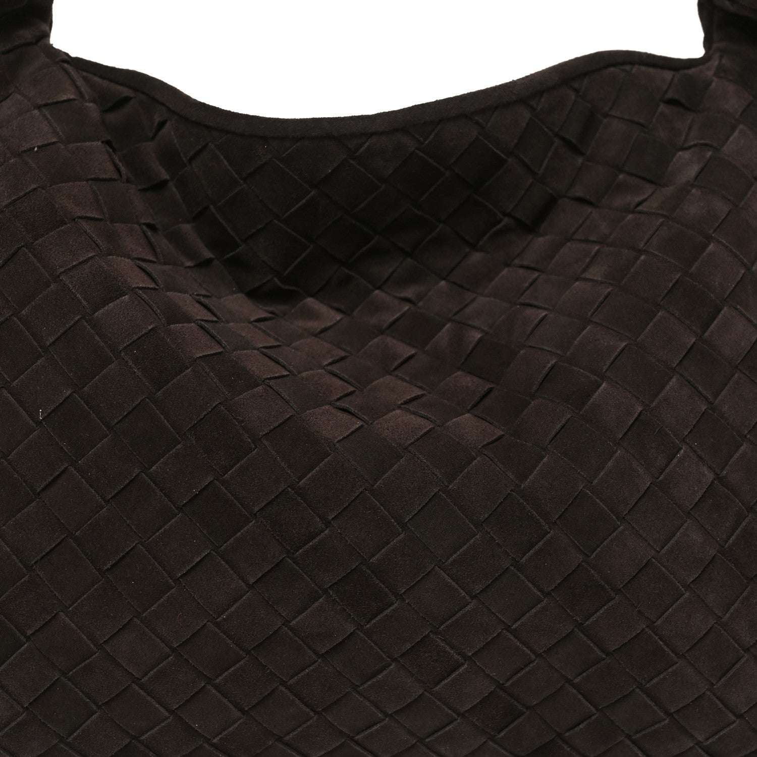 Suede Intrecciato Small Hop Fondant