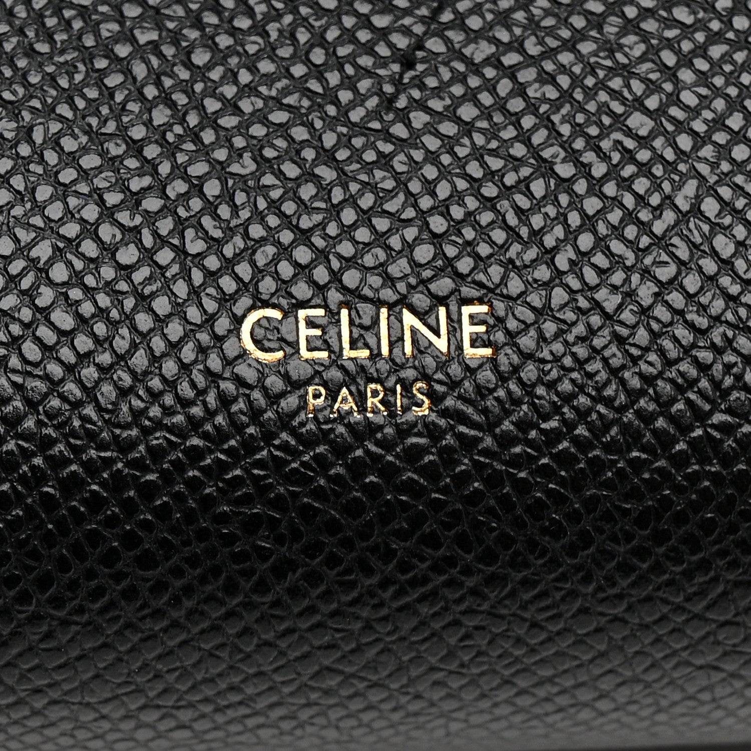Baby Grained Calfskin Mini Belt Bag Black