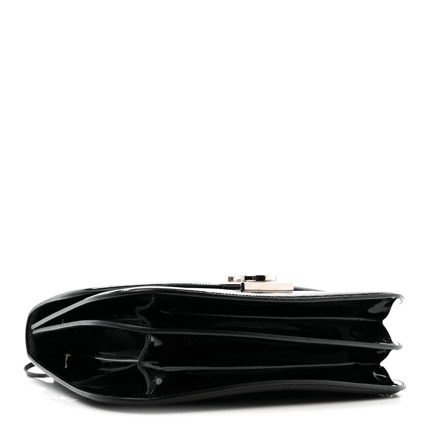 Patent Jody Shoulder Bag Black