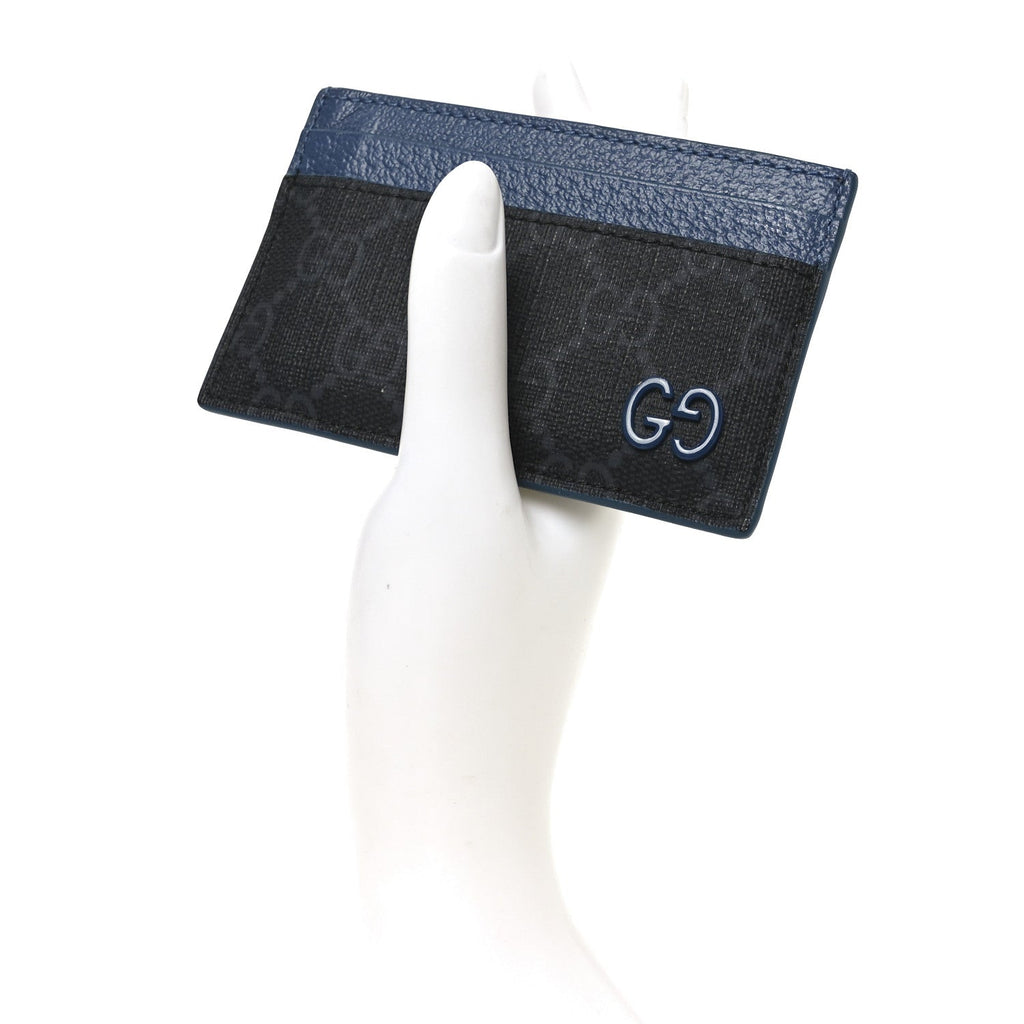 GG Supreme Monogram Bi-Color  Holder