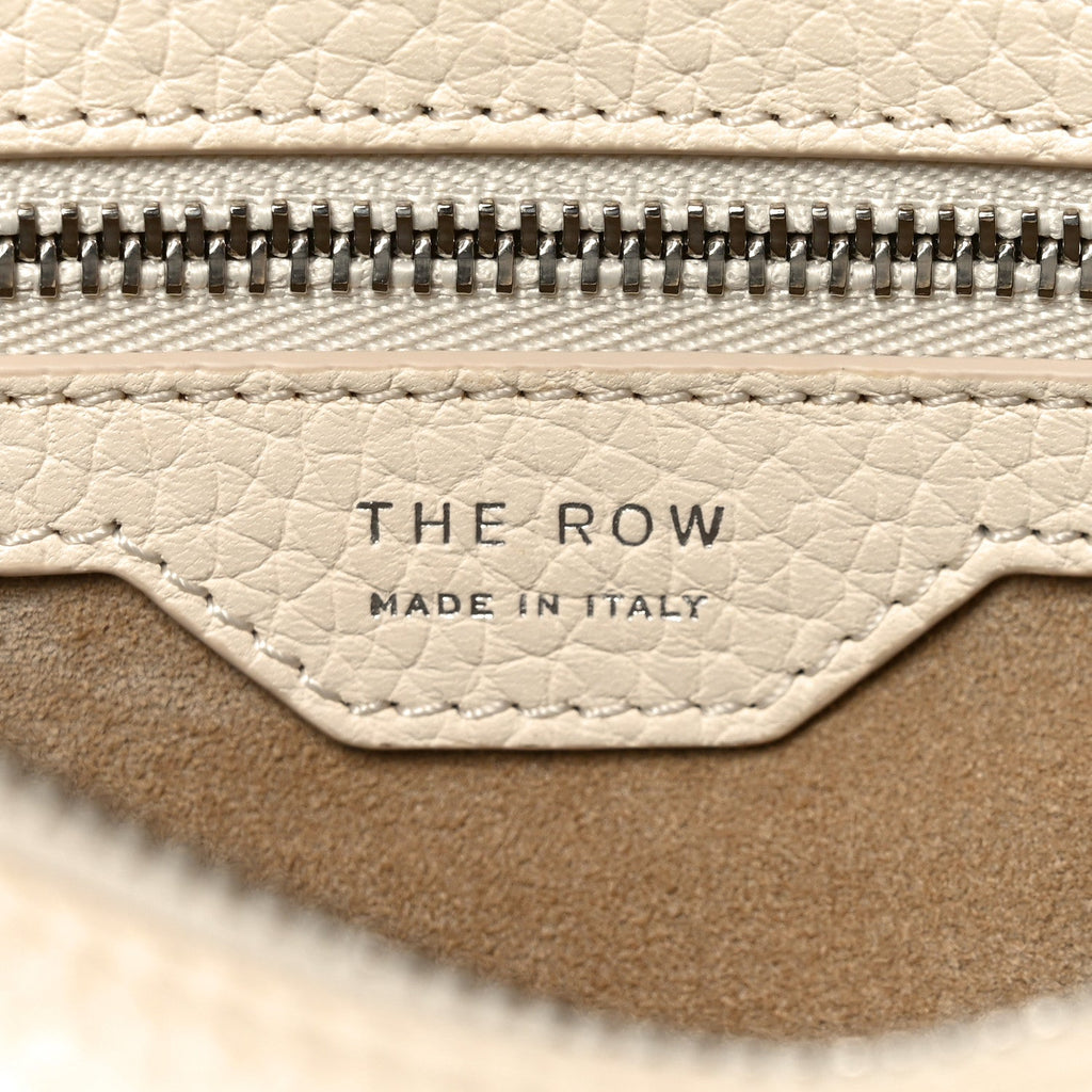 Grained Calfskin Medium Portfolio Tote Ivory