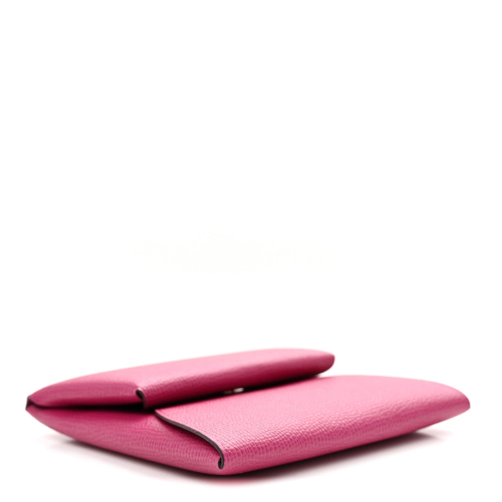 Madame Calfskin Bastia Coin Purse Rose Pourpre