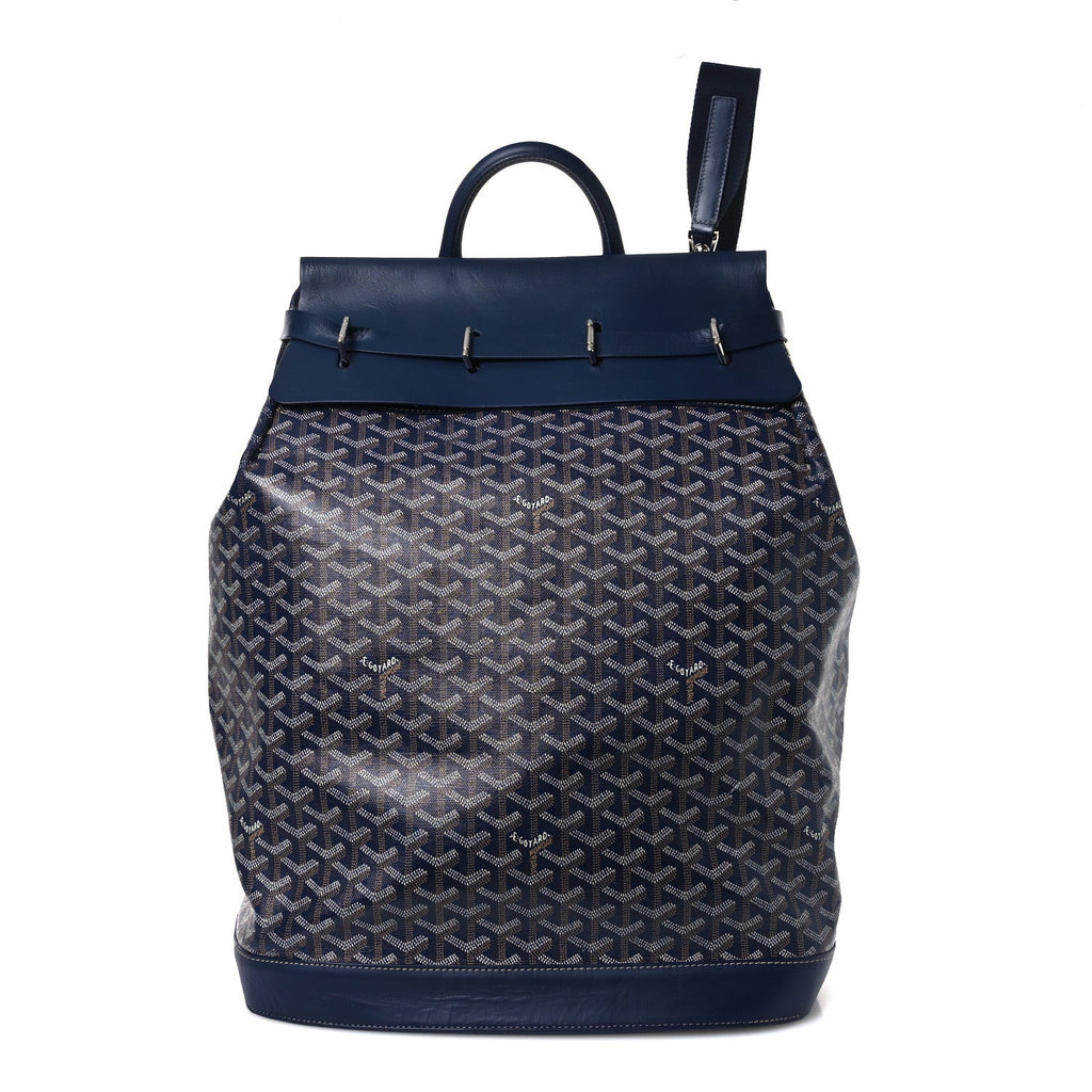 Goyardine Steamer PM Navy Blue