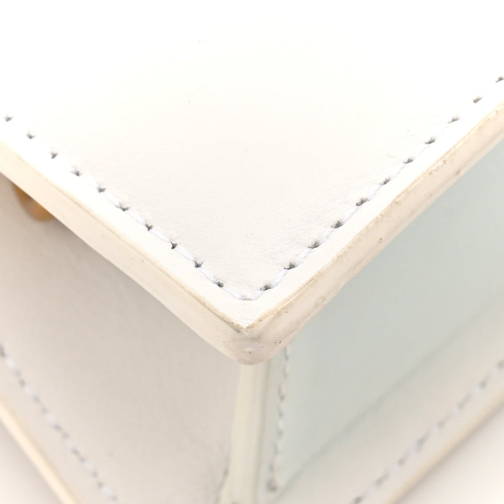 Smooth Calfskin Le Chiquito White