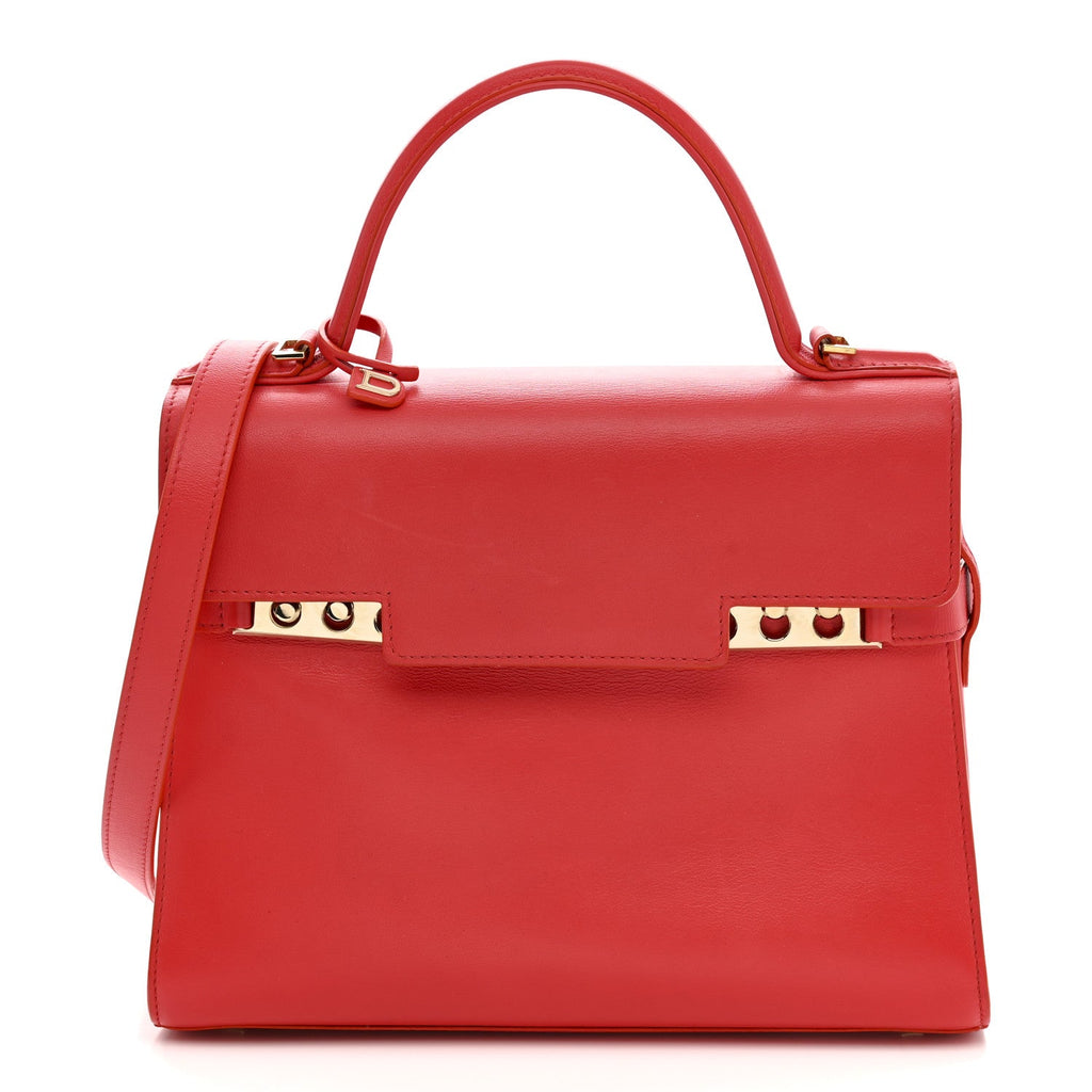 Calfskin MM Tempete Satchel Coral