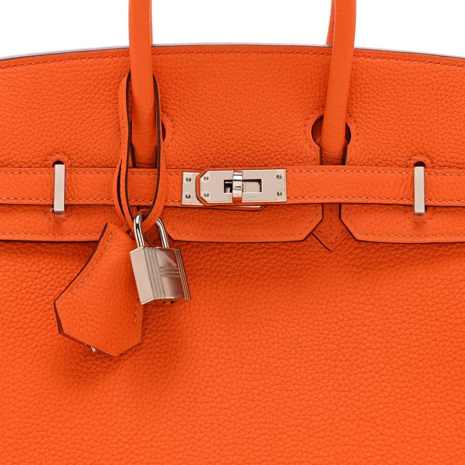 Togo Birkin 25  Orange Minium