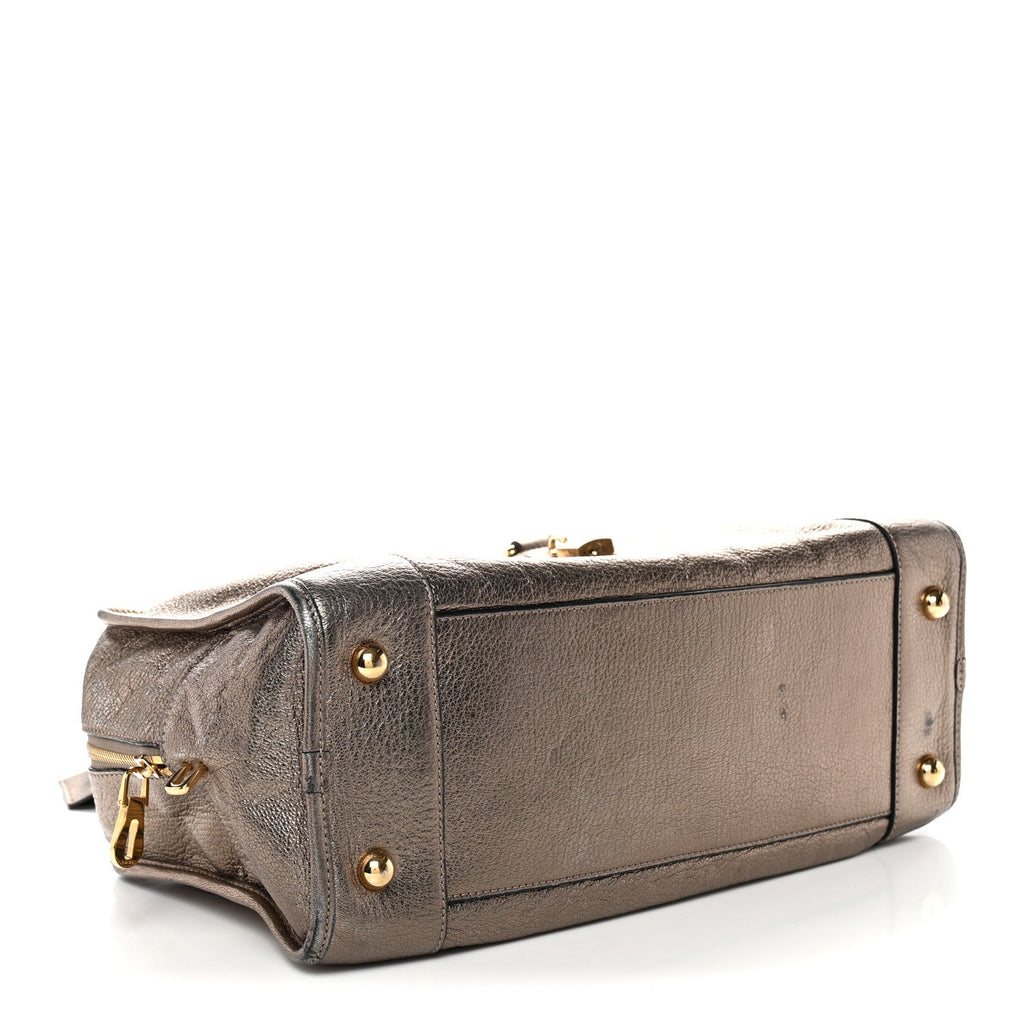 Metallic Calfskin Amazona 28 Bronze