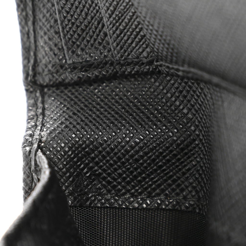Saffiano Triangle  Holder Black