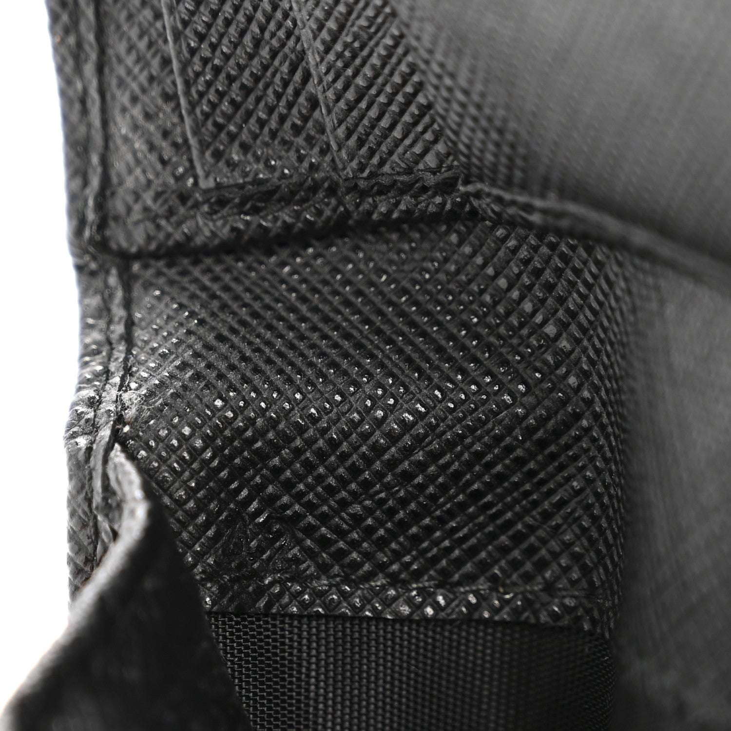 Saffiano Triangle  Holder Black
