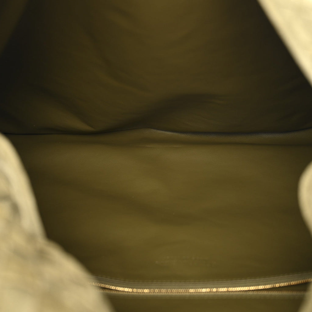 Suede Intrecciato Large Hop Mud