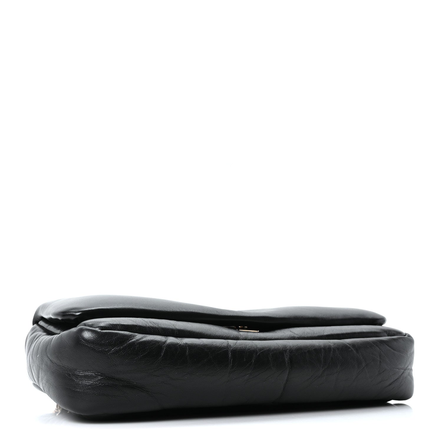Lambskin Mini GG Milano Top Handle Shoulder Bag Black