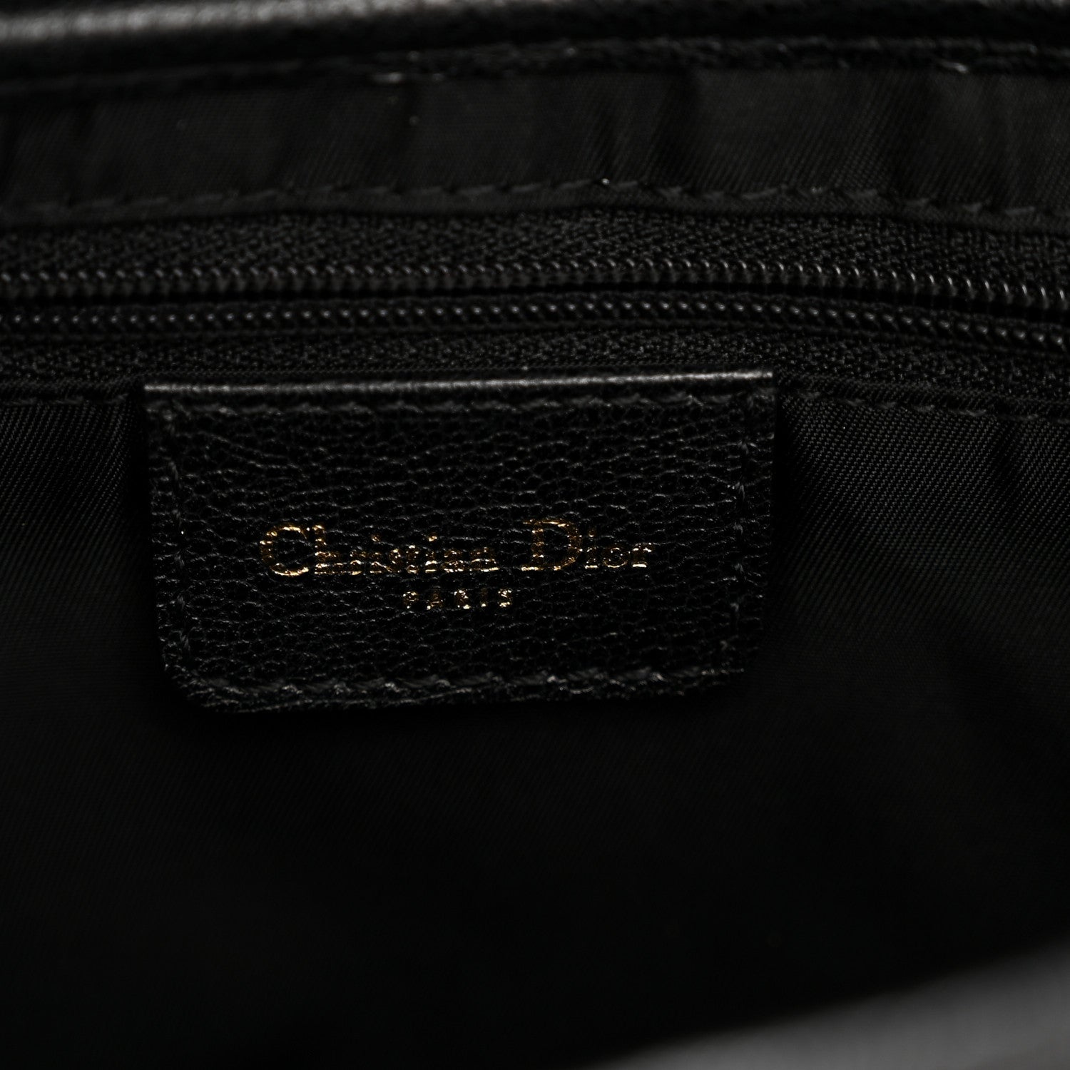 Shiny Goatskin  Saddle Bag Black