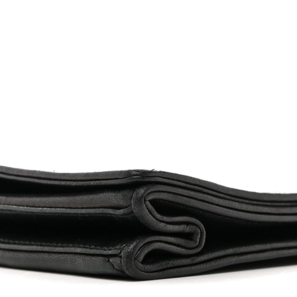 Lambskin Quilted Diamond CC Flap Black