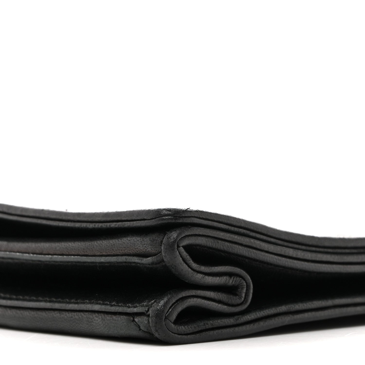 Lambskin Quilted Diamond CC Flap Black