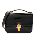 Patent Calfskin Monogram Cherrywood BB Black