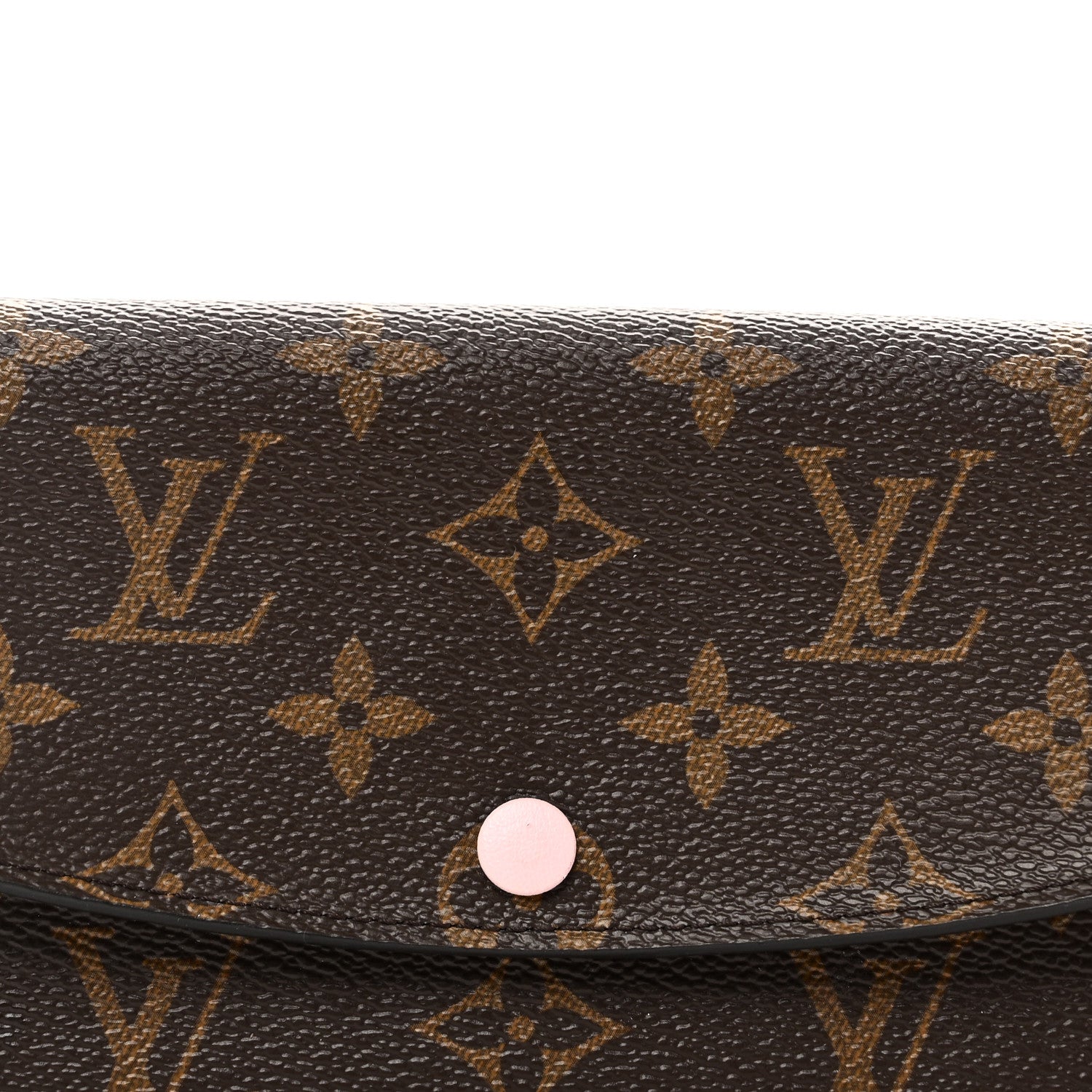 Monogram Emilie Wallet Rose Ballerine