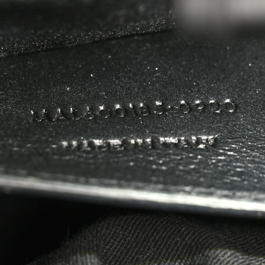 Grain De Poudre Textured Mixed Matelasse Triquilt Medium Monogram Satchel Black