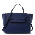 Grained Calfskin Mini Belt Bag Indigo