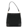 GG Monogram Shoulder Bag Black